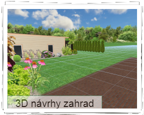 3D návrhy zahrad